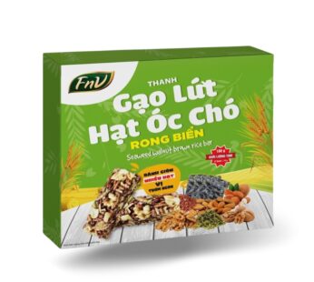 Thanh gạo lứt hạt óc chó rong biển 180 Gram