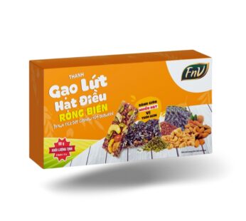 Thanh gạo lứt hạt điều rong biển 90 Gram