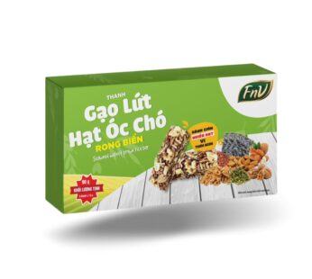 Thanh gạo lứt hạt óc chó rong biển hộp 6 thanh