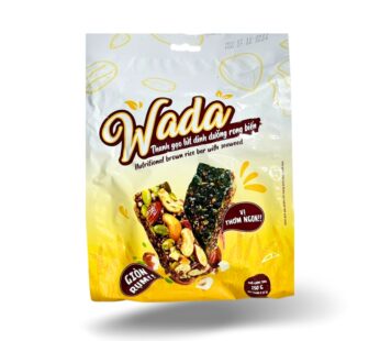 Thanh gạo lứt dinh dưỡng rong biển WADA bịch 150g