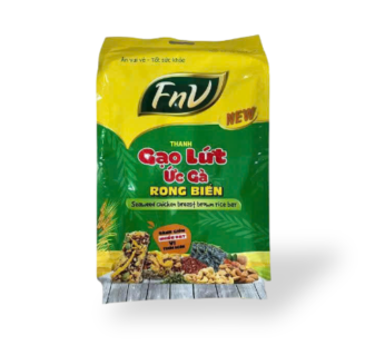 Thanh gạo lứt ức gà rong biển FNV 72g