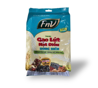 Thanh gạo lứt rong biển hạt điều FNV 72g